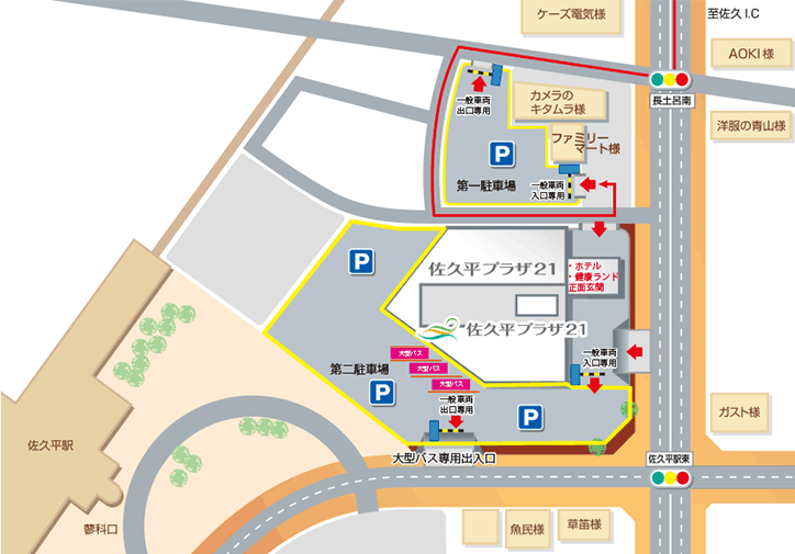 駐車場のご案内